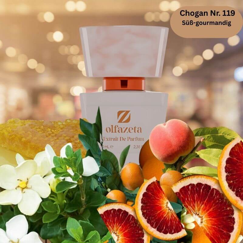 Chogan Parfum Nr. 119 W Dark Affair – intensiver Olfazeta Damenduft und Luxusduft mit Honig, Jasmin und Karamell